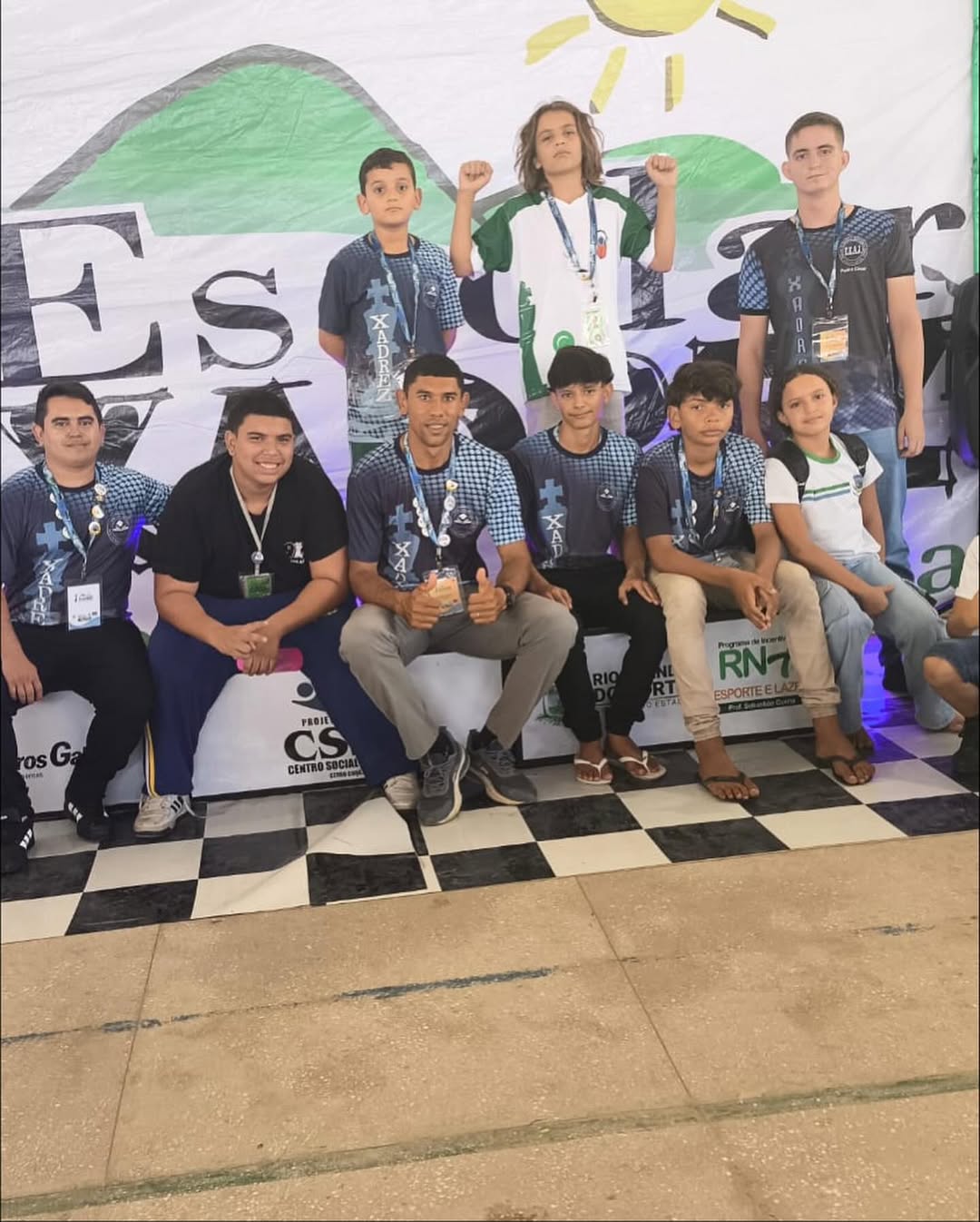 Messienses brilhando no Circuito Escolar de Xadrez da Serra de Santana!