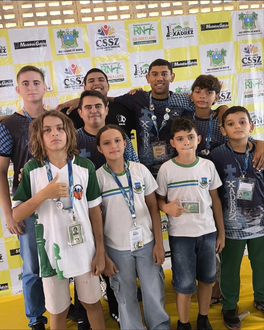 Messienses brilhando no Circuito Escolar de Xadrez da Serra de Santana!