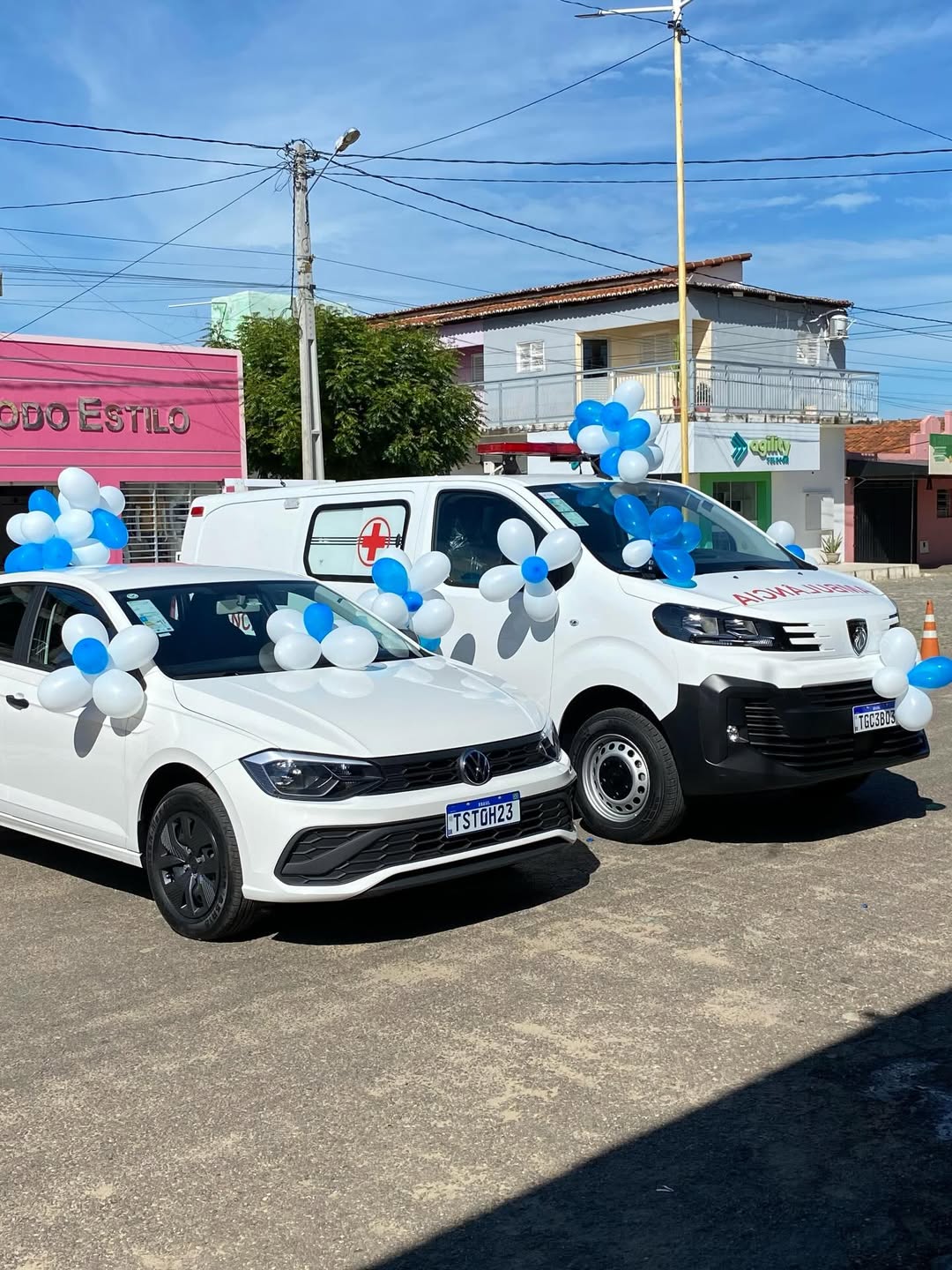 Saúde reforçada: Messias Targino recebe ambulância e veículo para ampliar atendimento à população