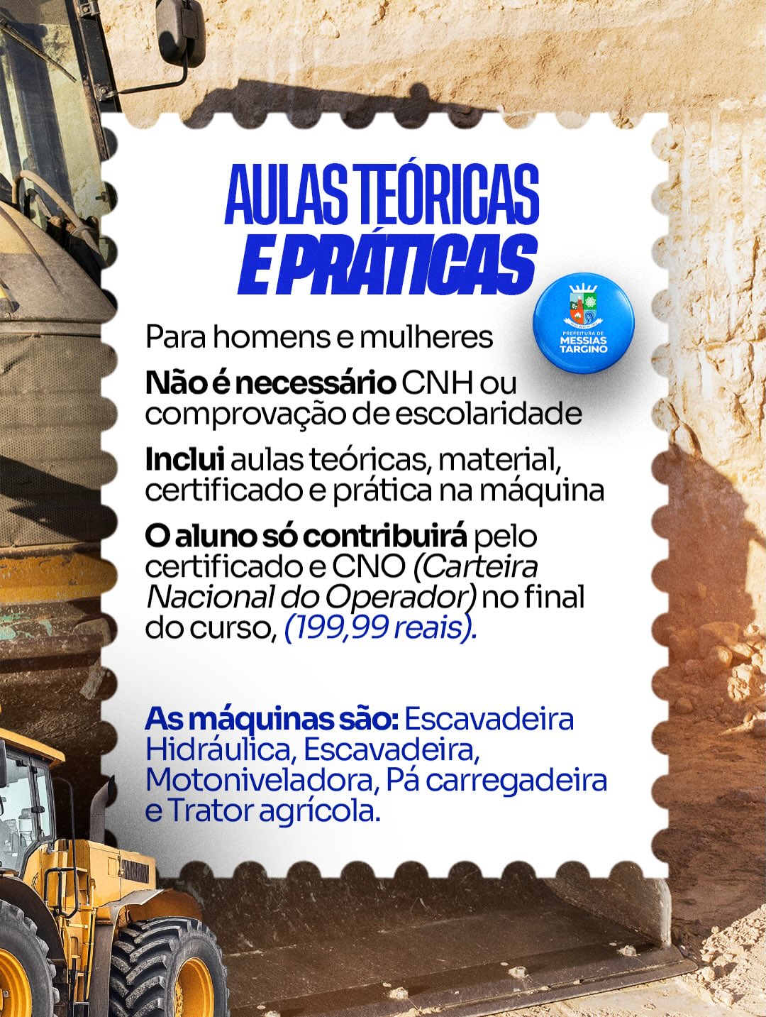 OPORTUNIDADE REAL DE QUALIFICAÇÃO PROFISSIONAL!