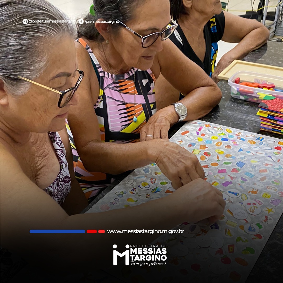 PREFEITURA REALIZA MAIS UM ENCONTRO DO GRUPO "MENTE ATIVA"