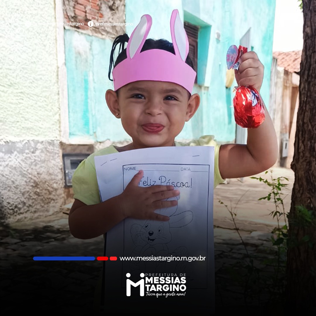 PREFEITURA REALIZA AÇÃO DE PASCOA COM PARTICIPANTES DO PROGRAMA "CRIANÇA FELIZ"