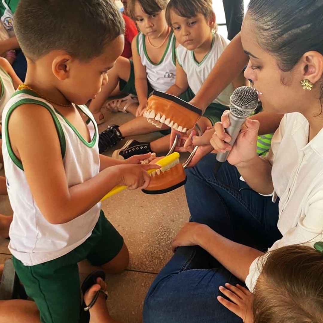 AÇÃO DO PSE É REALIZADA NA CRECHE MARIA CÂNDIDA DA CONCEIÇÃO