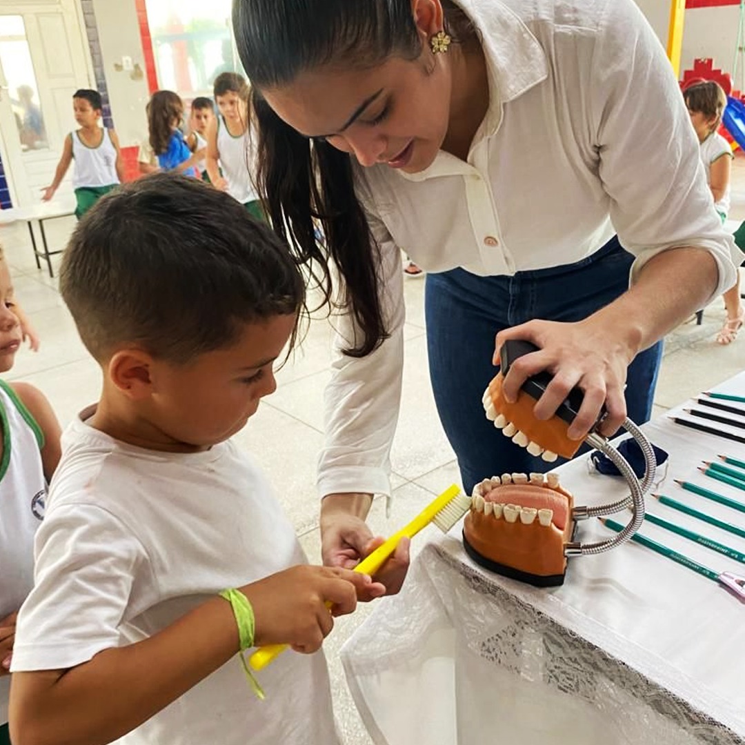 AÇÃO DO PSE É REALIZADA NA CRECHE MARIA CÂNDIDA DA CONCEIÇÃO