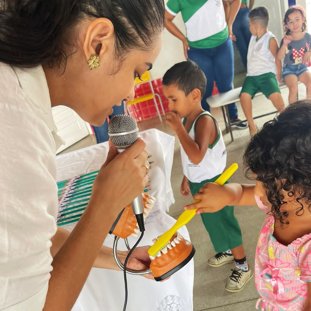 AÇÃO DO PSE É REALIZADA NA CRECHE MARIA CÂNDIDA DA CONCEIÇÃO