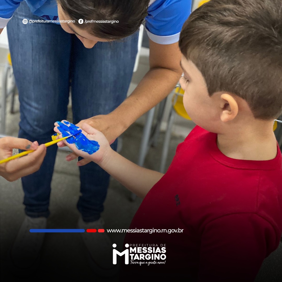 PREFEITURA REALIZA AÇÃO DO ABRIL AZUUL NA CRECHE MUNICIPAL MARIA CÂNDIDA DA CONCEIÇÃO