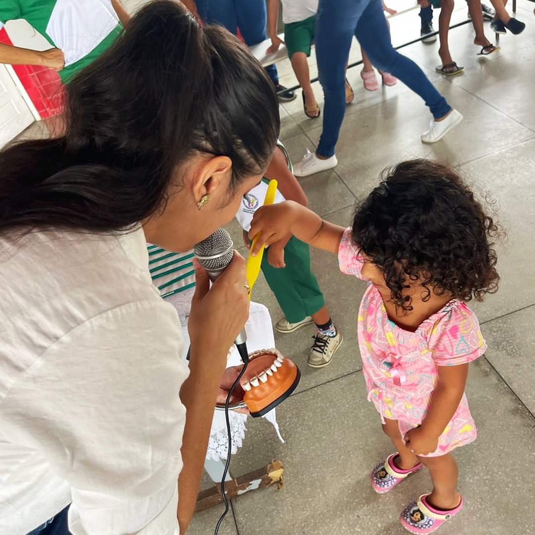 AÇÃO DO PSE É REALIZADA NA CRECHE MARIA CÂNDIDA DA CONCEIÇÃO