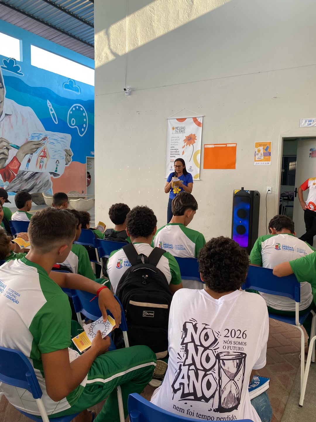 Educação e Proteção: Ações do Maio Laranja Chegam às Escolas de Messias Targino