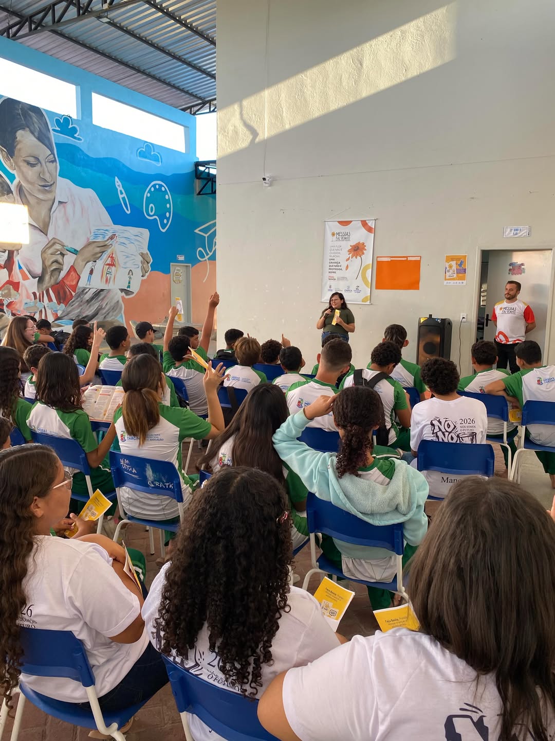 Educação e Proteção: Ações do Maio Laranja Chegam às Escolas de Messias Targino