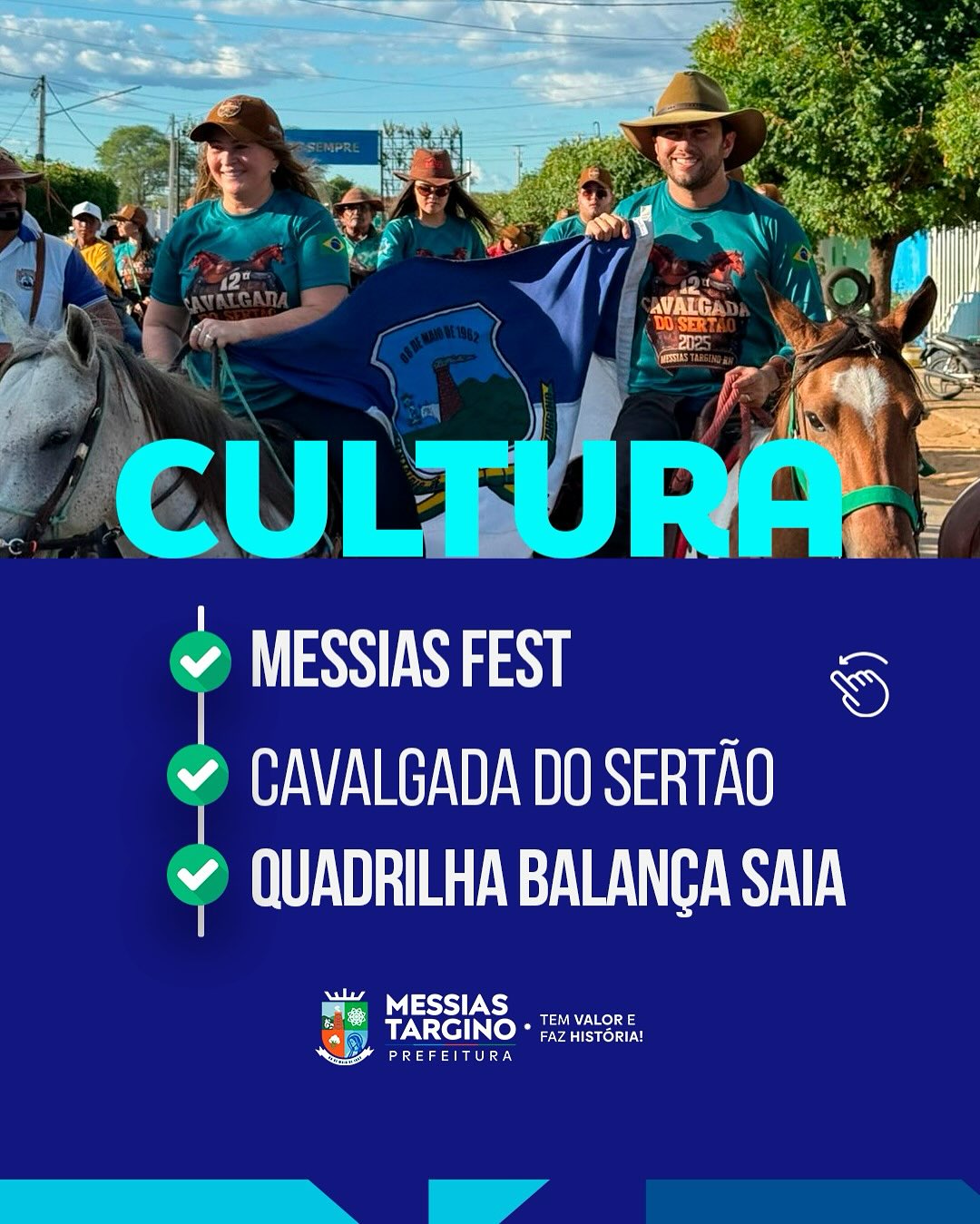 6 MESES DE COMPROMISSO E CONTINUIDADE EM MESSIAS TARGINO!