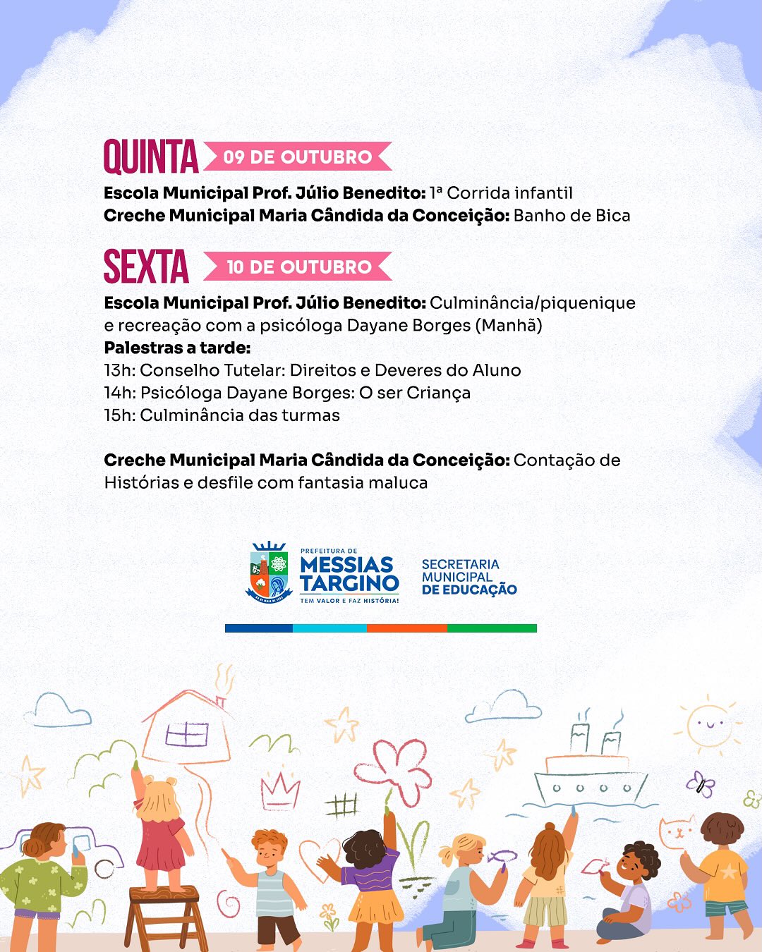 Programação Especial – Dia das Crianças