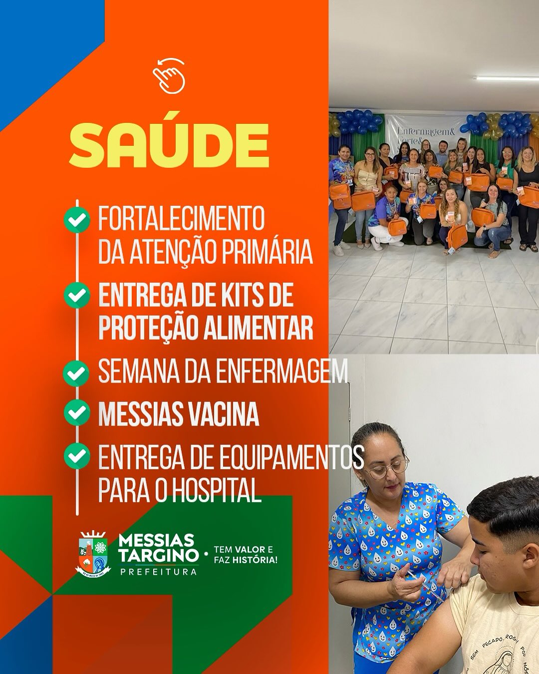 6 MESES DE COMPROMISSO E CONTINUIDADE EM MESSIAS TARGINO!
